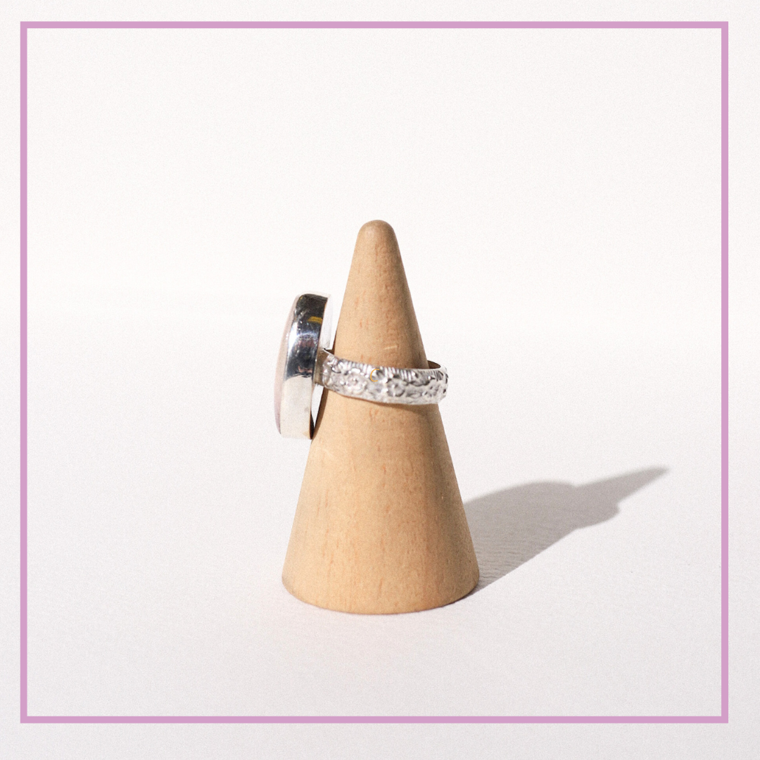 (6) Silver Hakmanite Ring