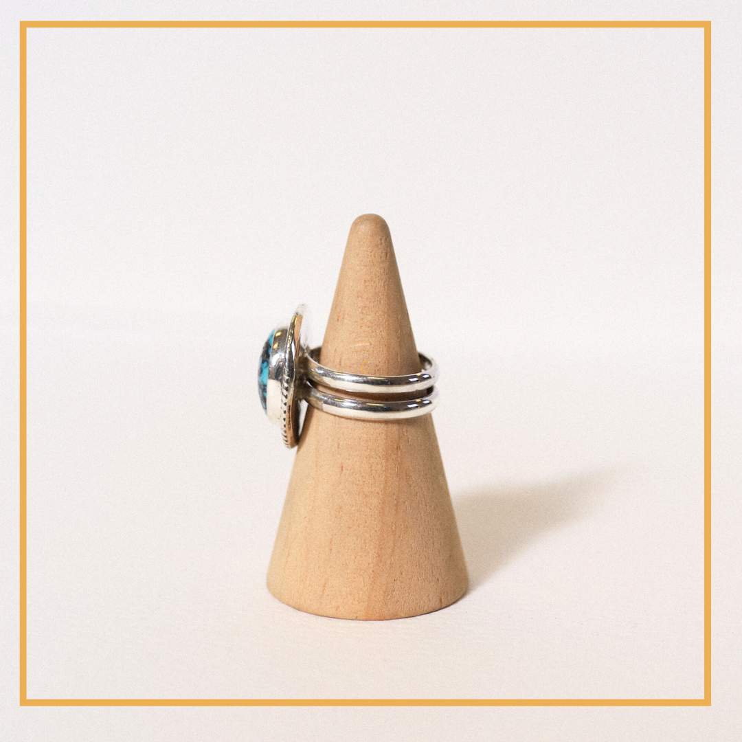 (6.5) Silver Turquoise ring