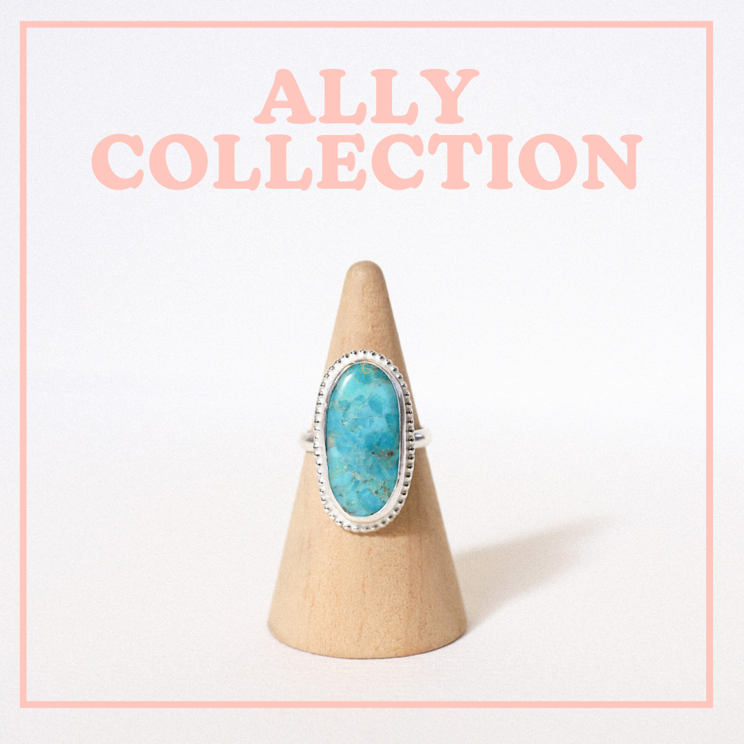 (7) Silver Turquoise Ring