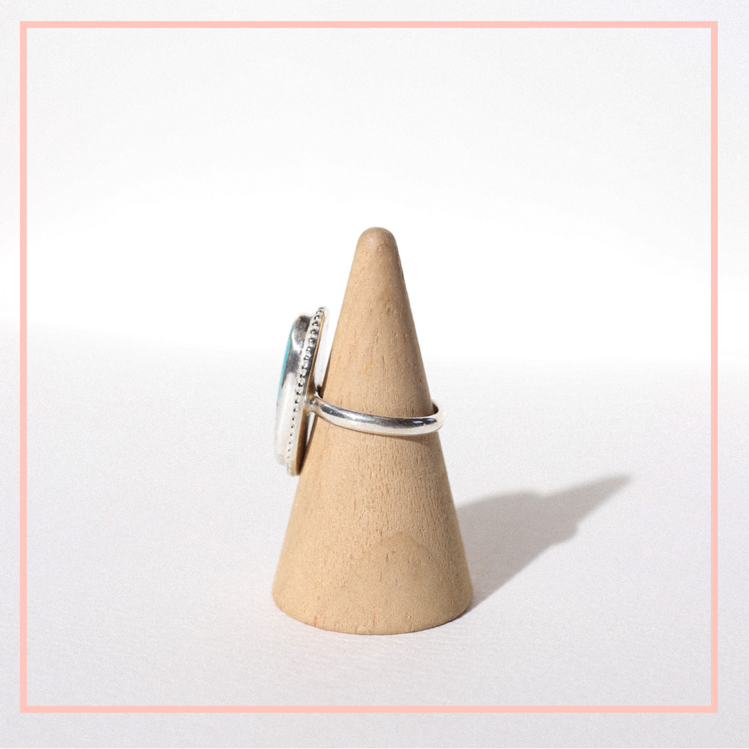 (7) Silver Turquoise Ring