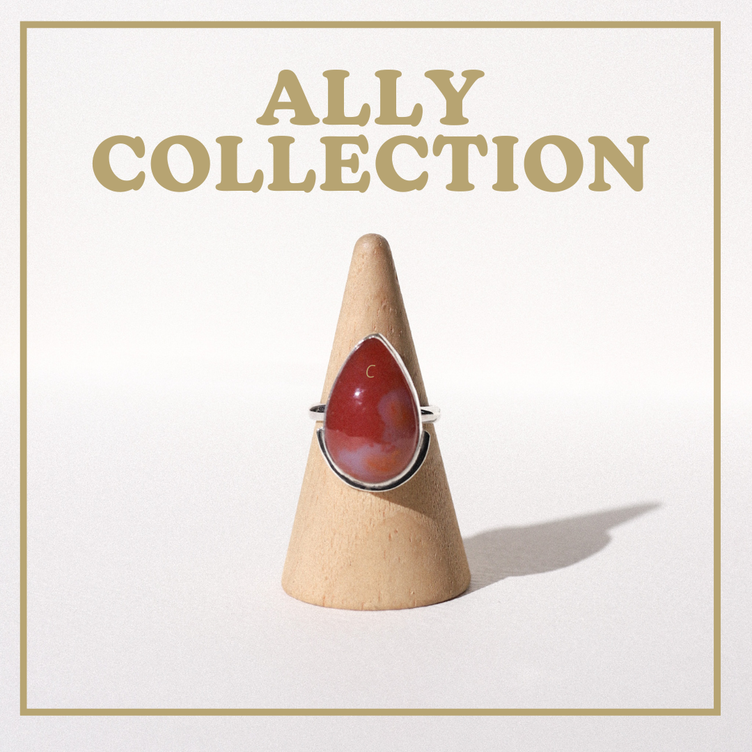 (8) Silver Gobi Desert Agate Ring