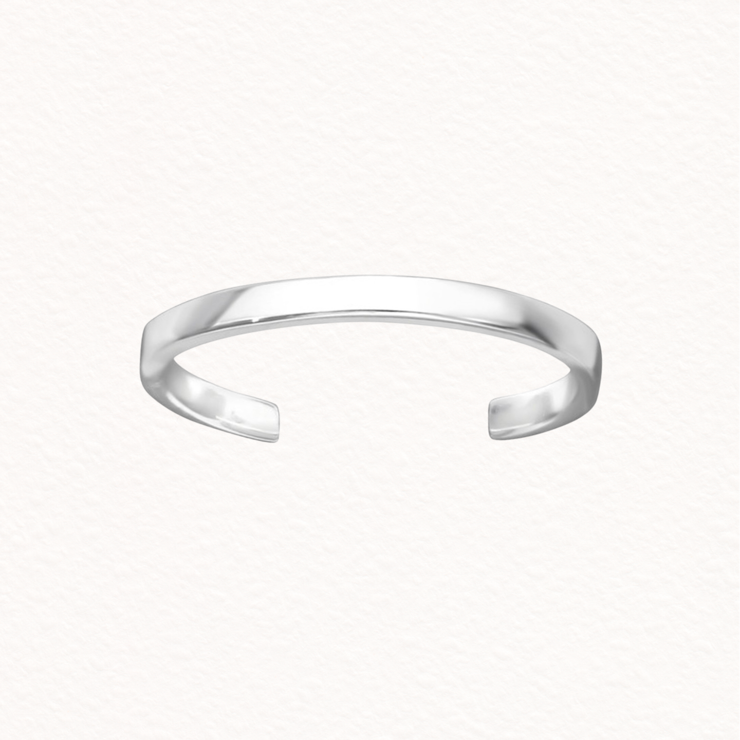 Sterling Silver Band Adjustable Toe Ring