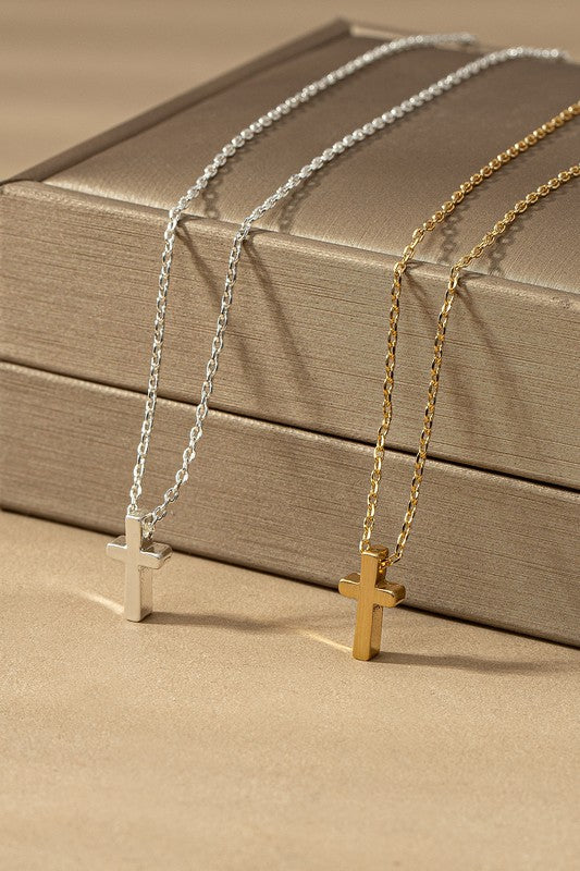Mini Cross Necklace
