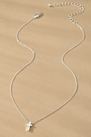 Mini Cross Necklace