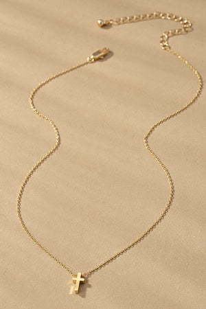 Mini Cross Necklace