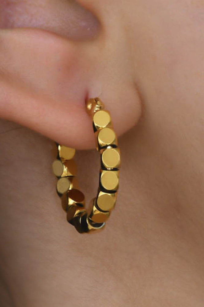 Dainty Gold Huggie Hoop Earrings