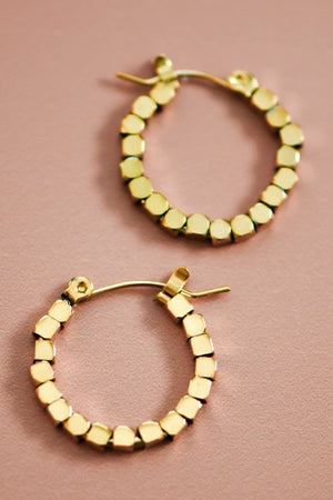 Dainty Gold Huggie Hoop Earrings