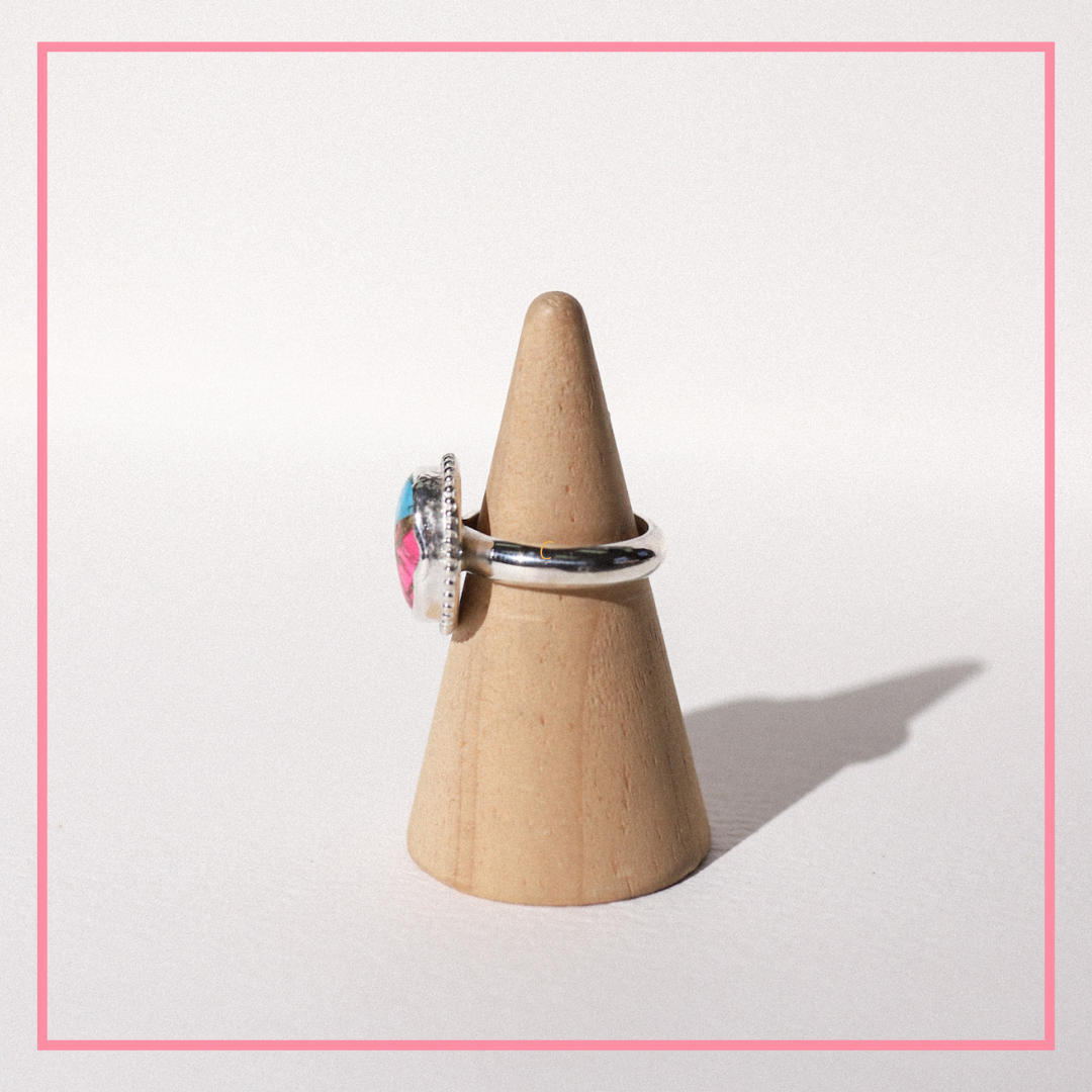 (6) Silver Mojave Turquoise Ring