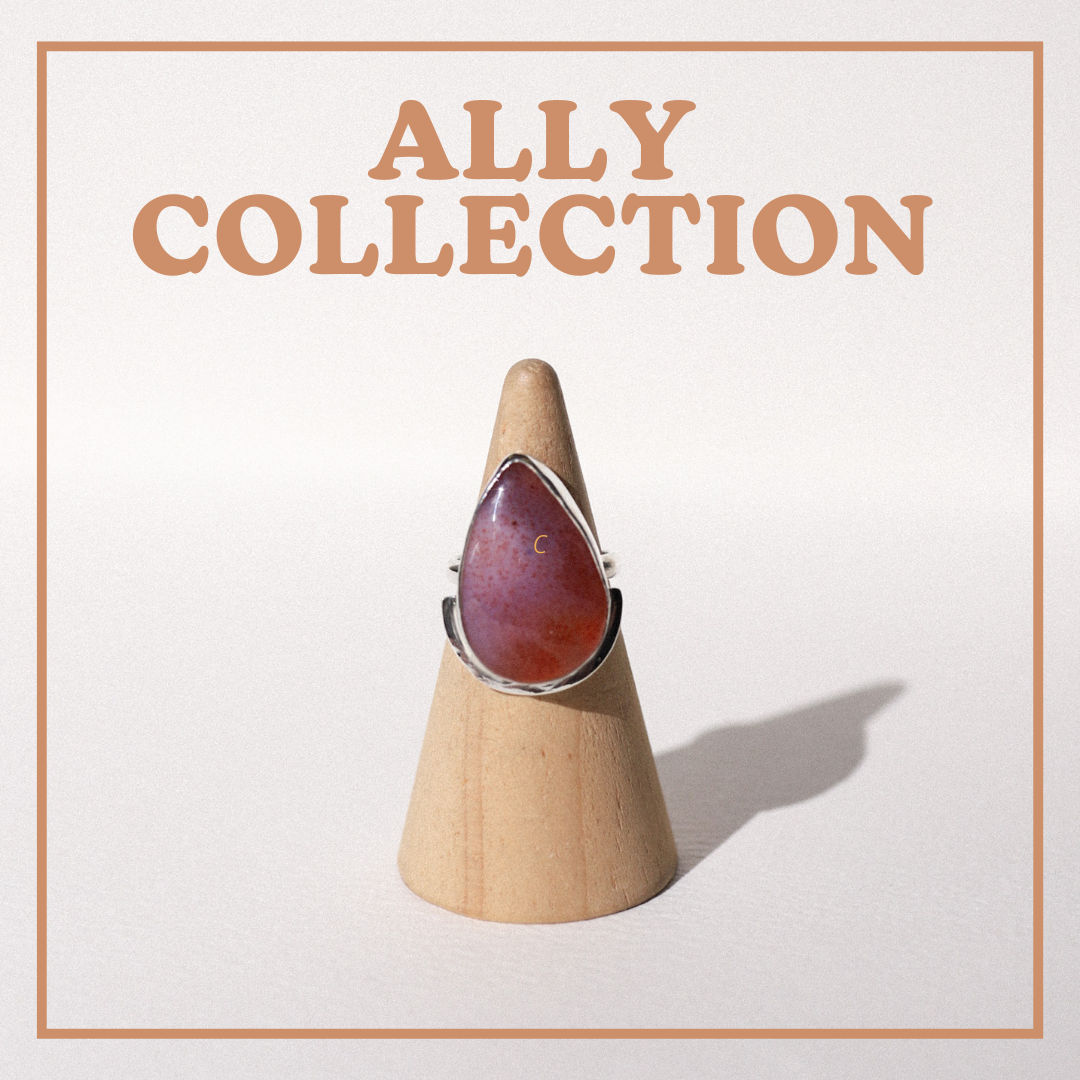 (5) Silver Gobi Desert Agate Ring