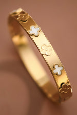 Designer Inspired Gold Bangle
