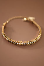 CZ Gold Bracelet