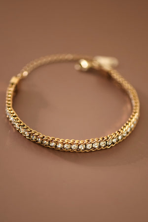 CZ Gold Bracelet