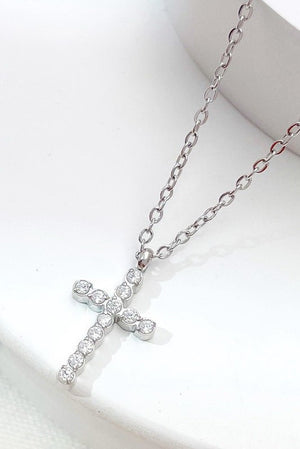 CZ Cross Necklace