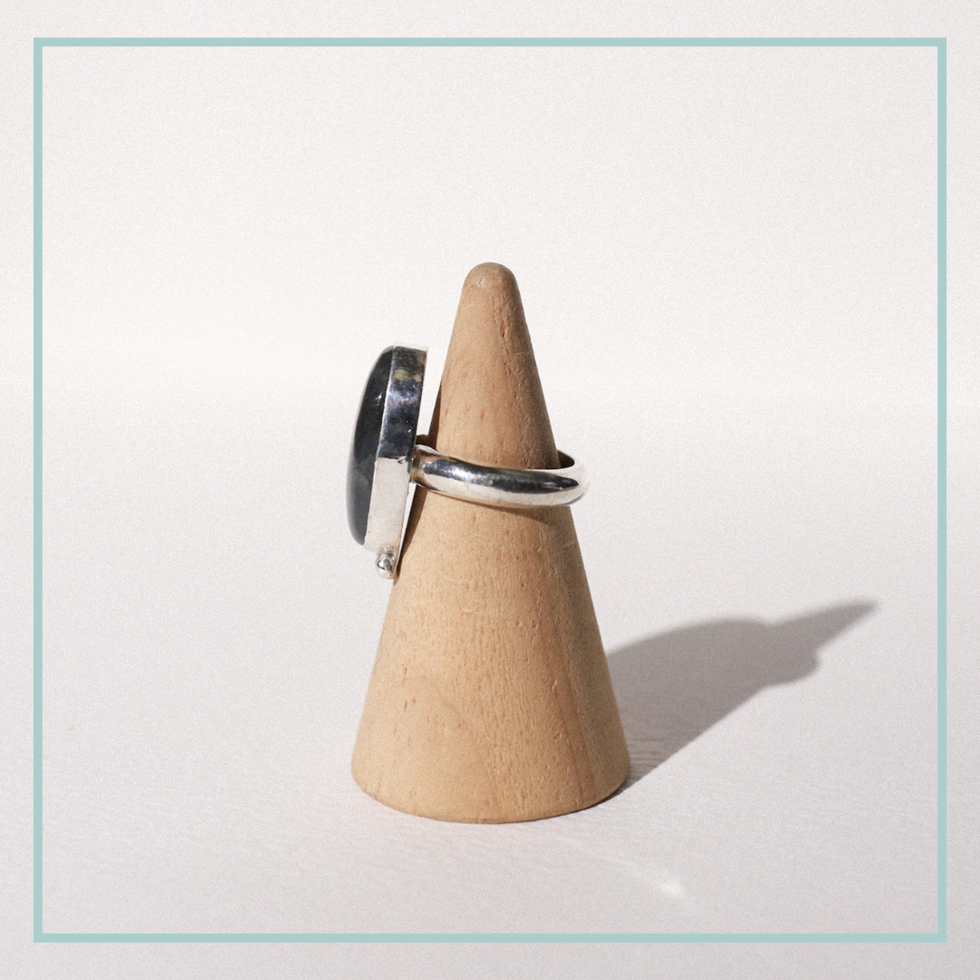 (5) Silver Labradorite Ring