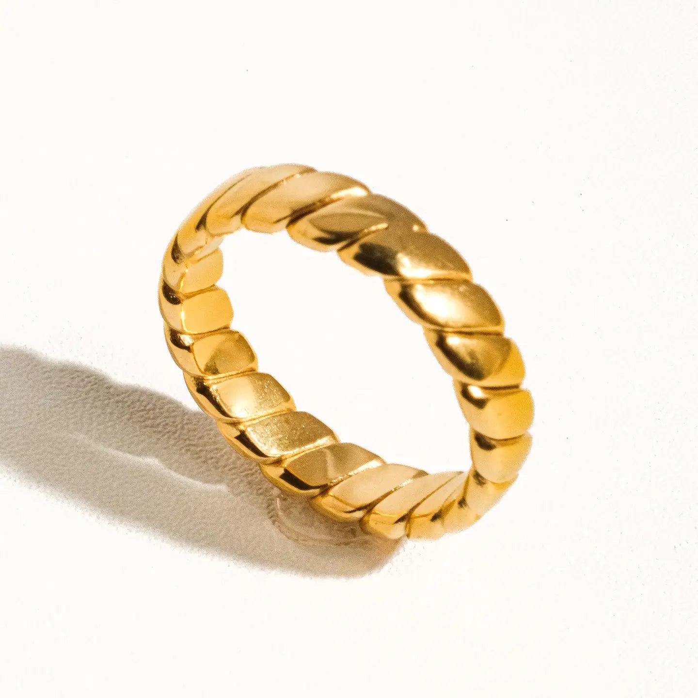 Pierre 18K Gold Braided Ring