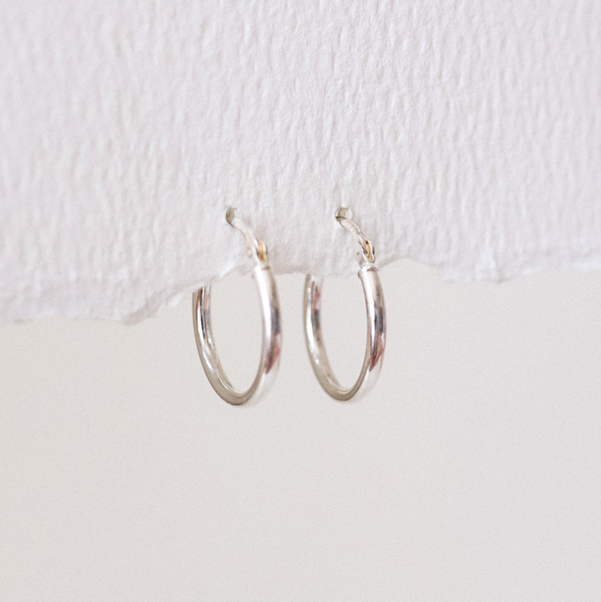 20mm Sterling Silver Hoops