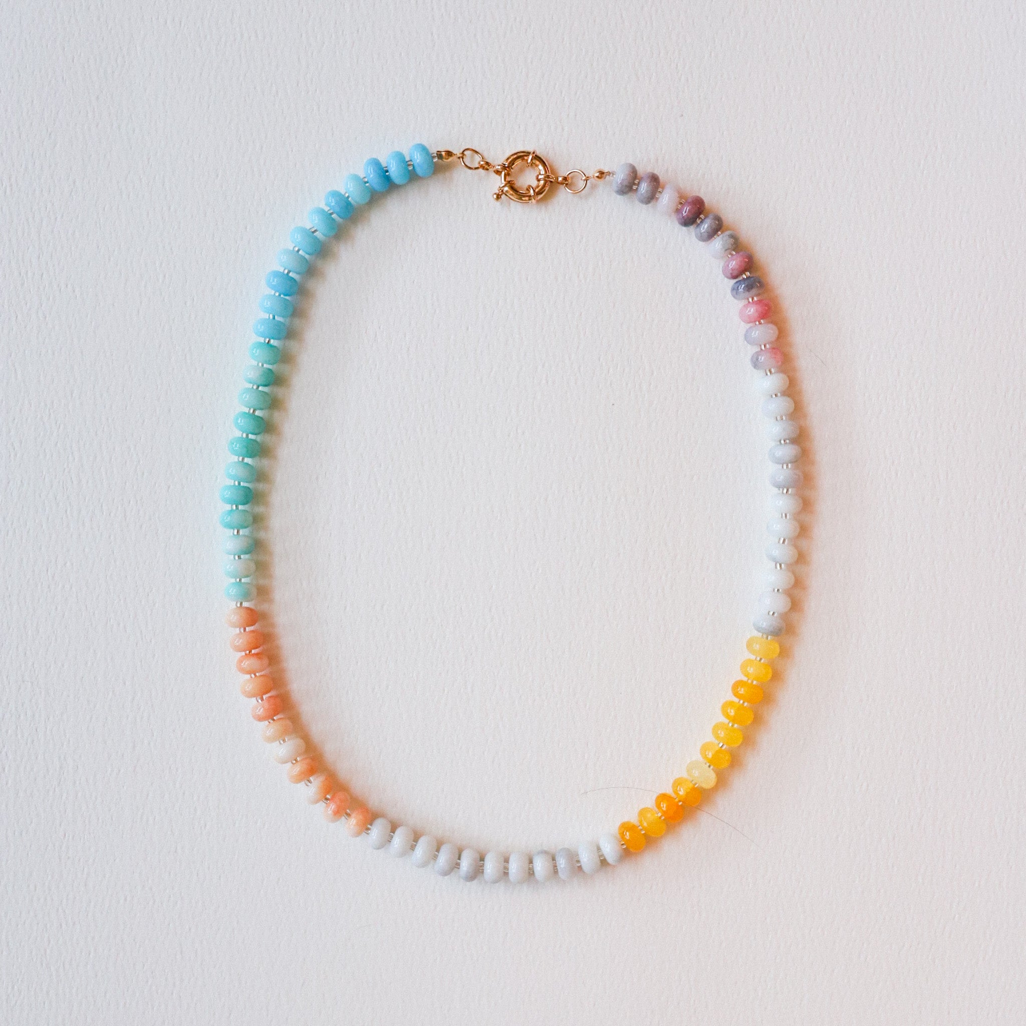 Desert Sunrise Beaded Necklace