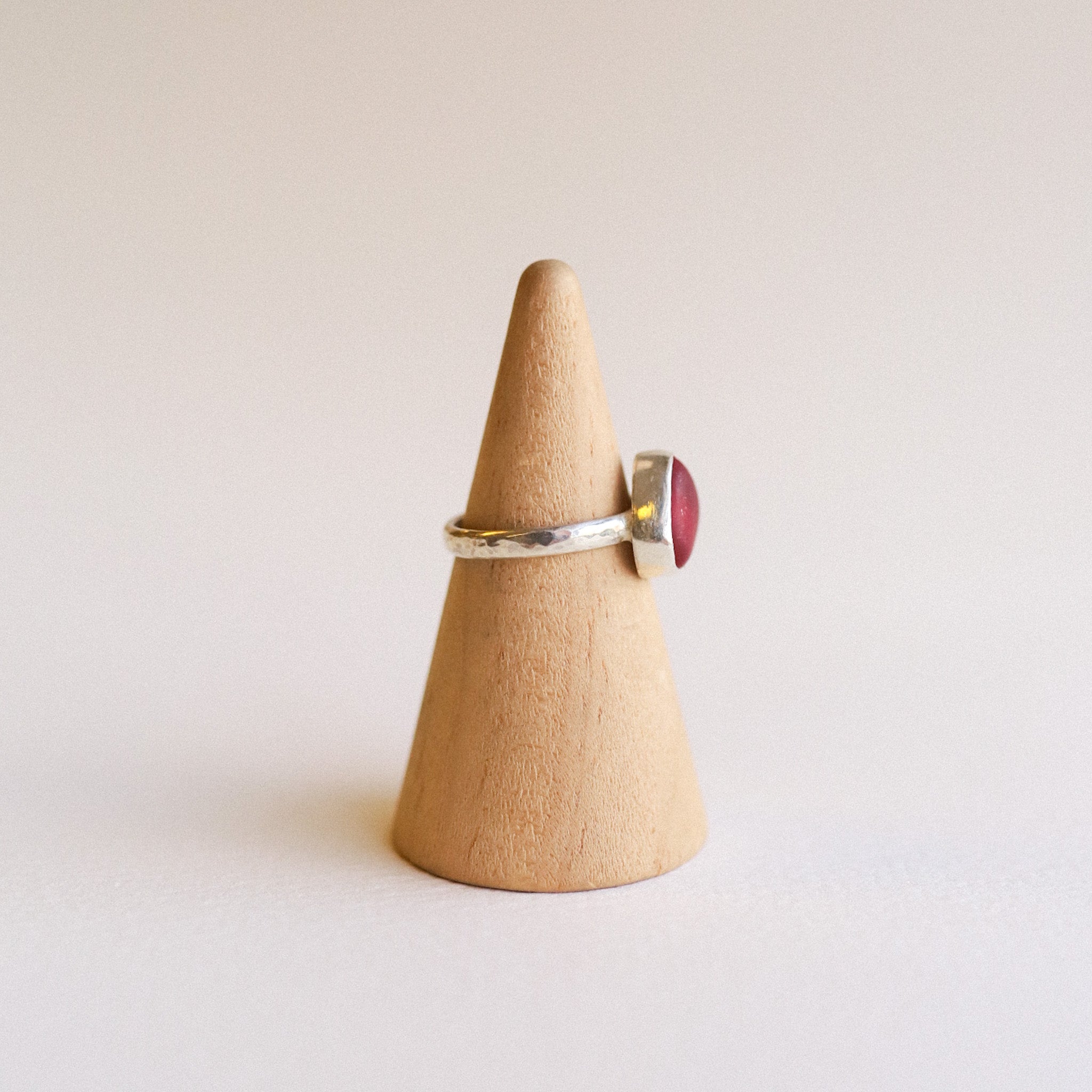 (6.5) Silver Sea Glass Ring