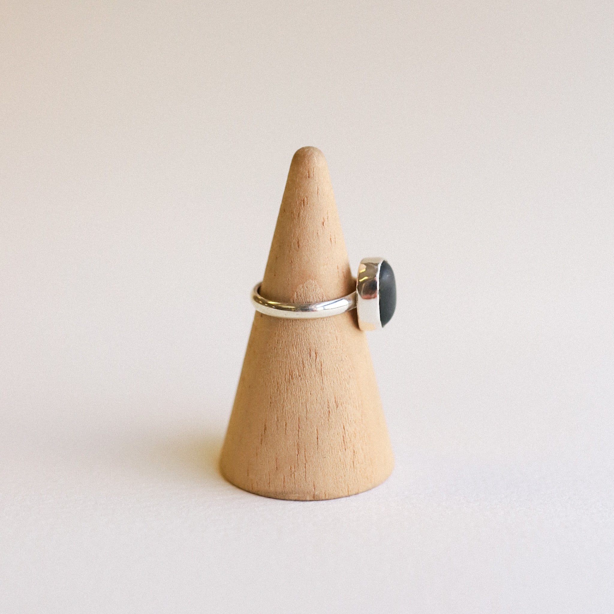 (6) Silver Sea Glass Ring