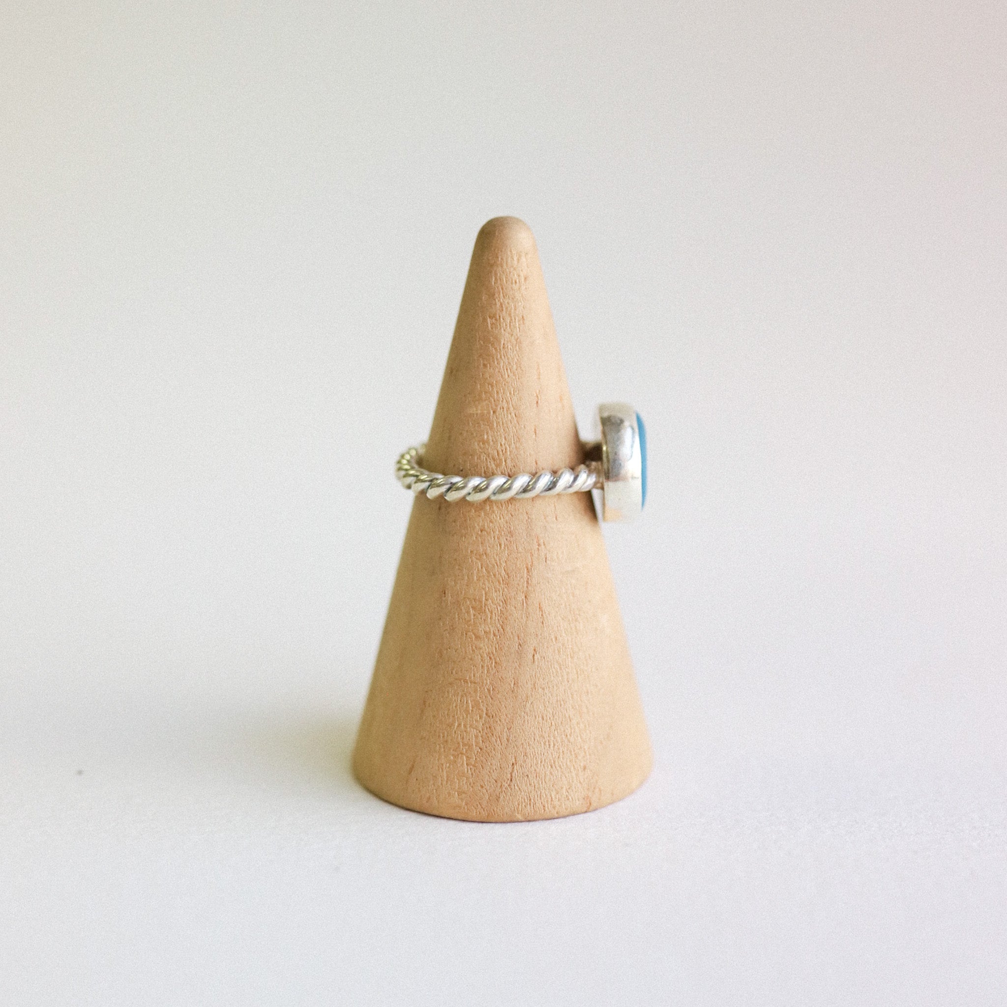 (6.25) Silver Sea Glass Ring