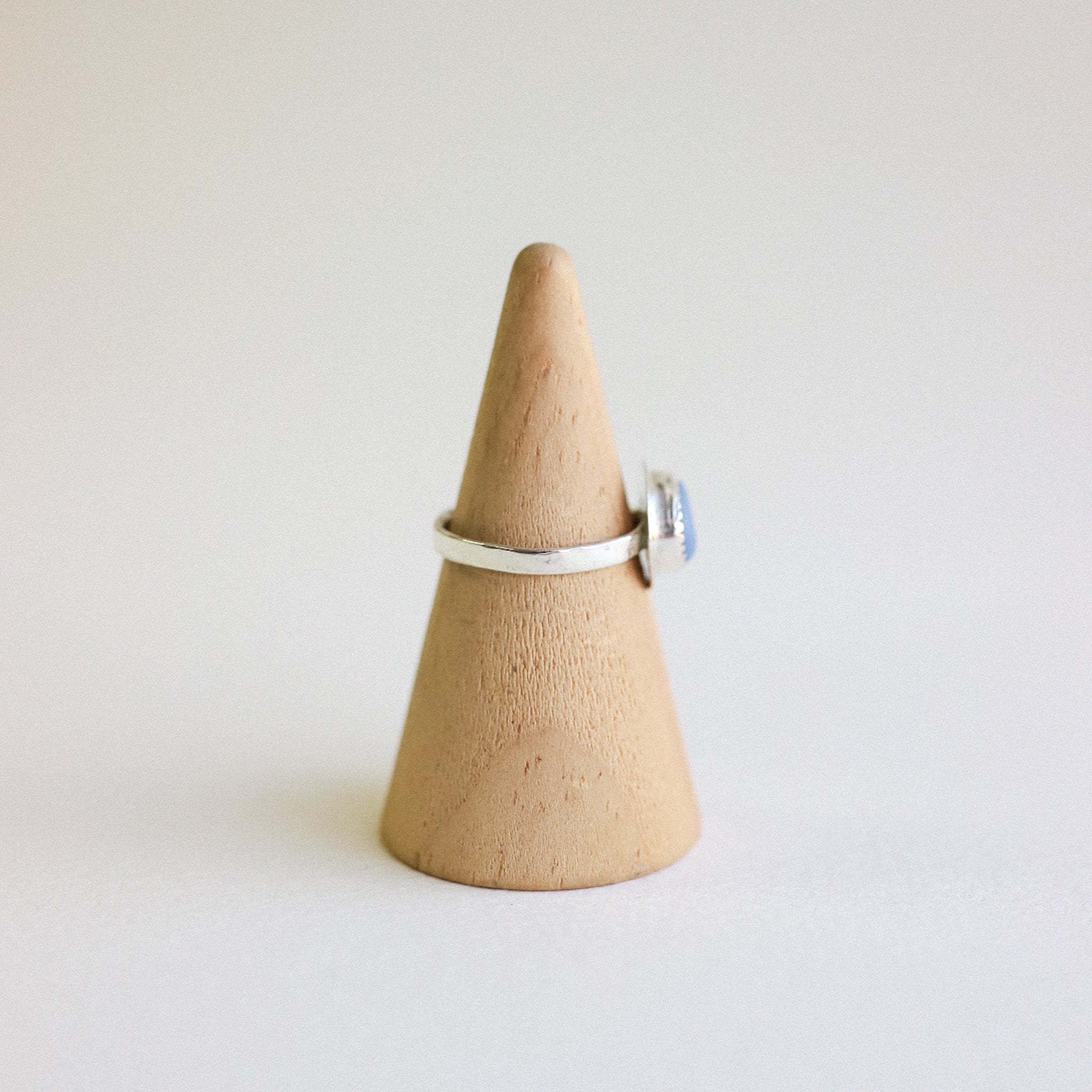(7) Silver Sea Glass Ring