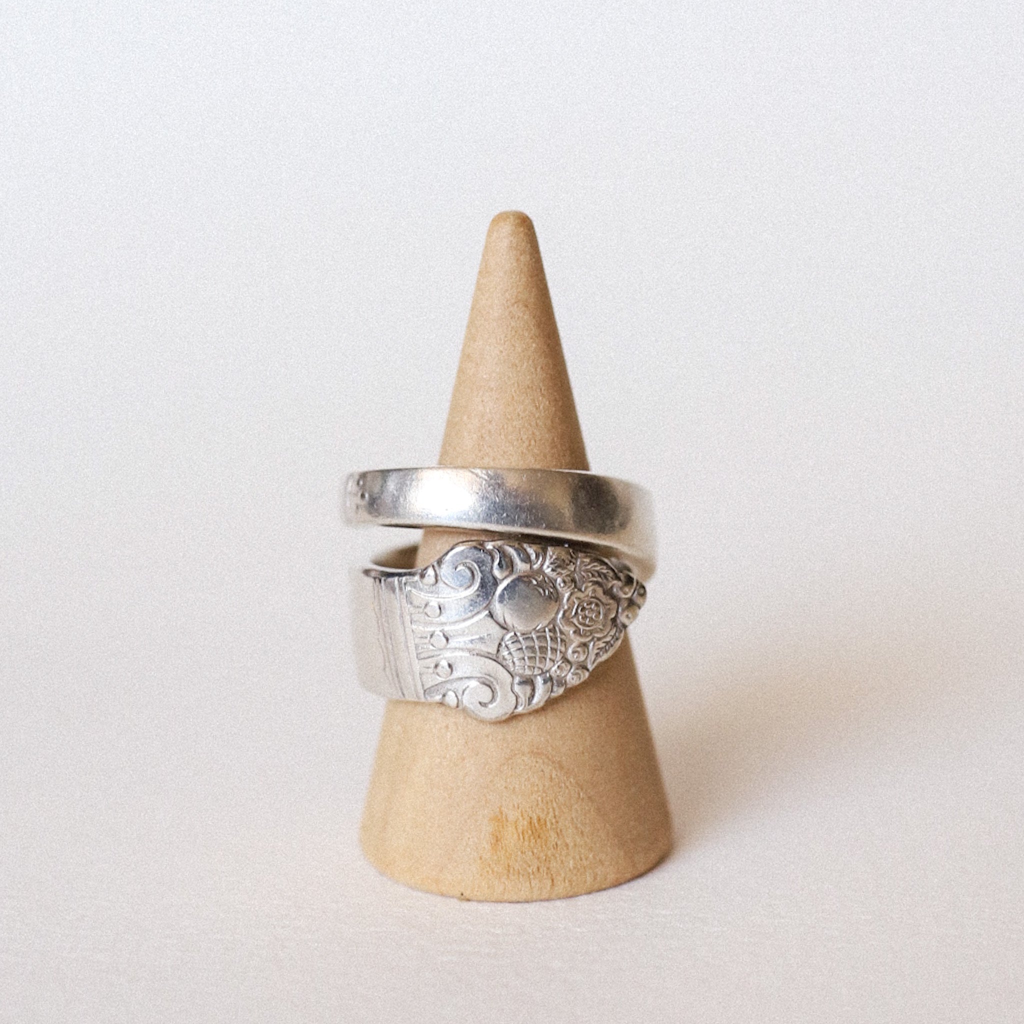 (8) Silver Spoon Ring