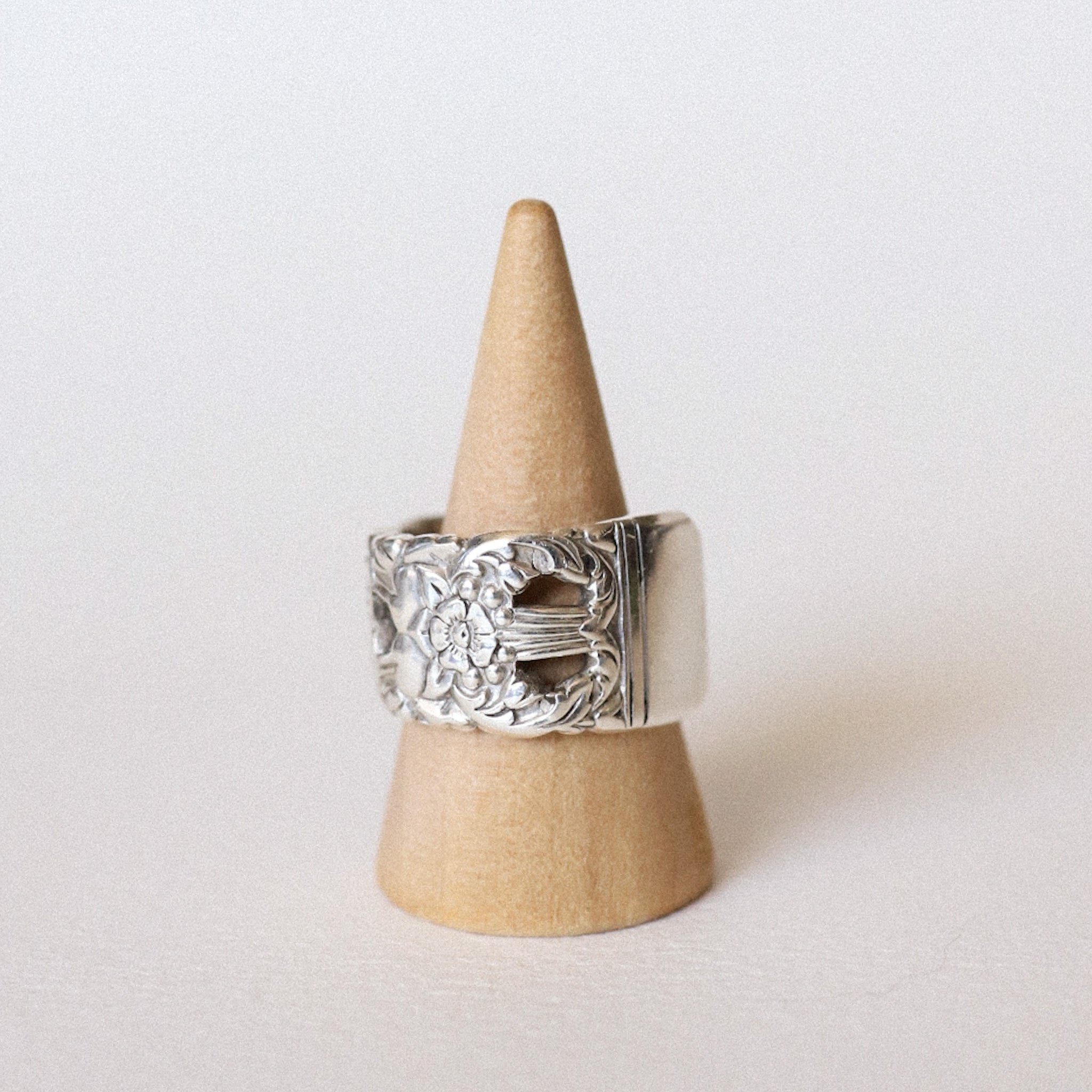 (8) Silver Spoon Ring
