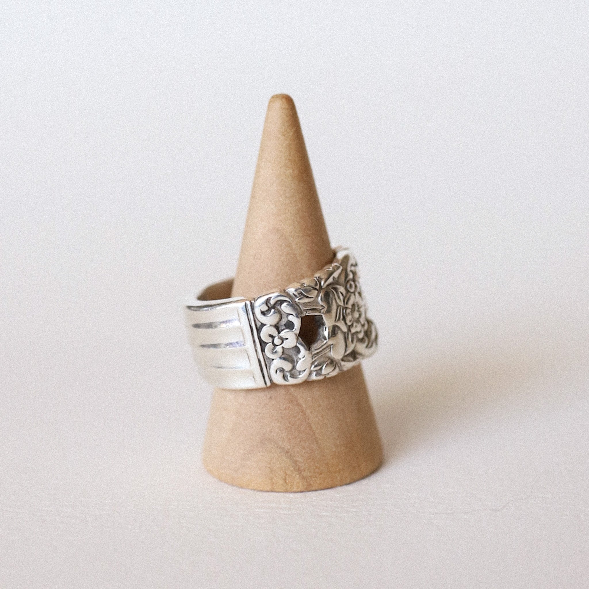 (8) Silver Spoon Ring