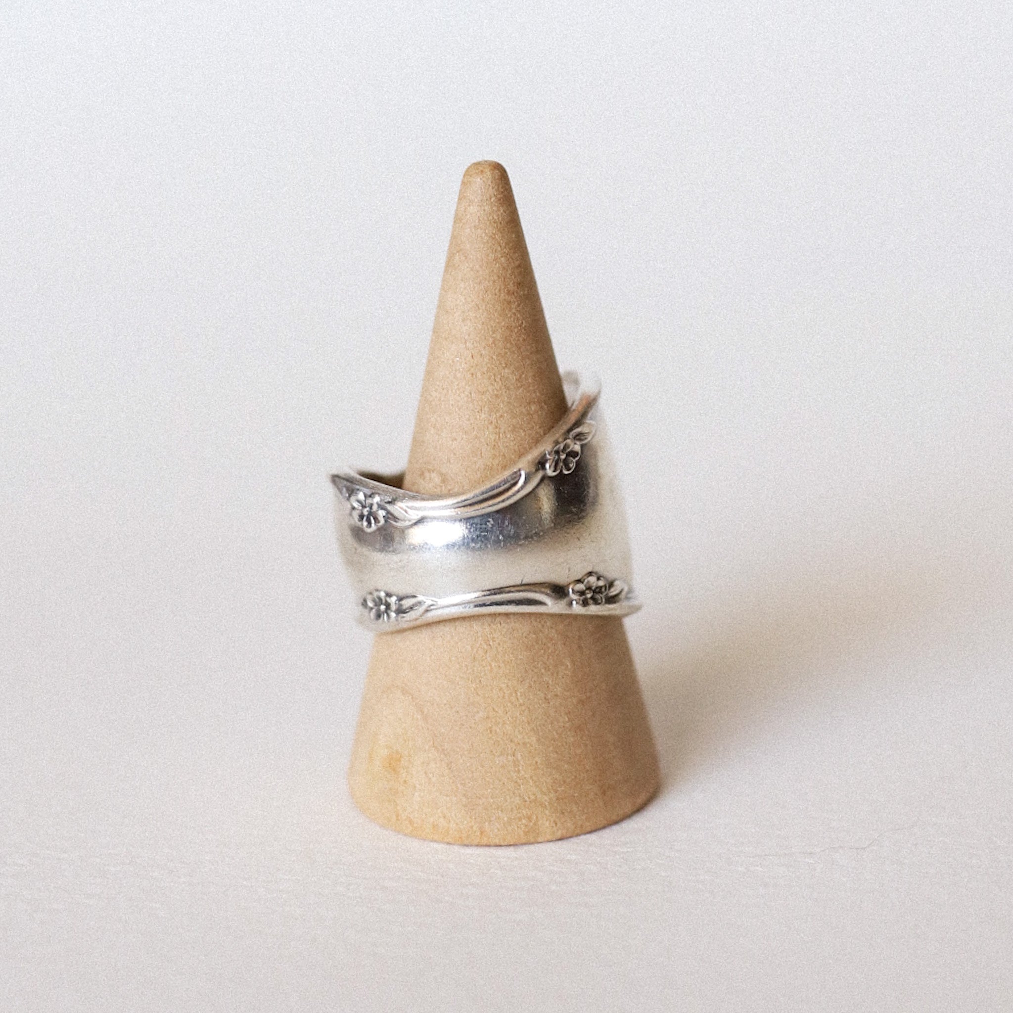 (7) Silver Spoon Ring