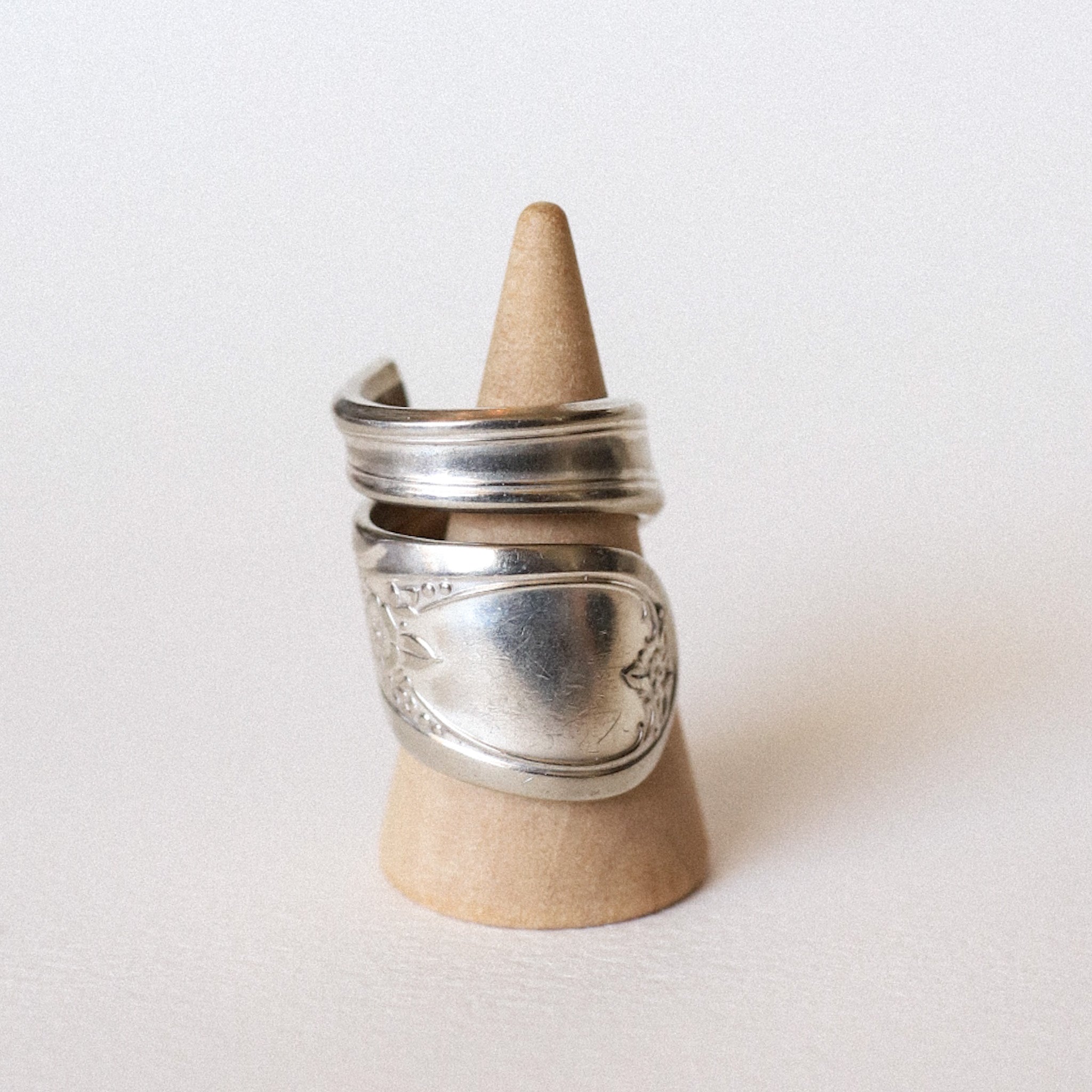 (7) Silver Spoon Ring