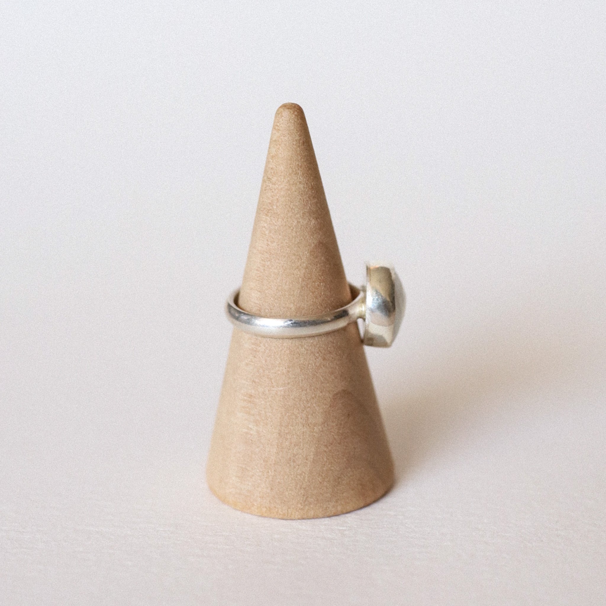 (4.25) Silver Vintage Plate Ring