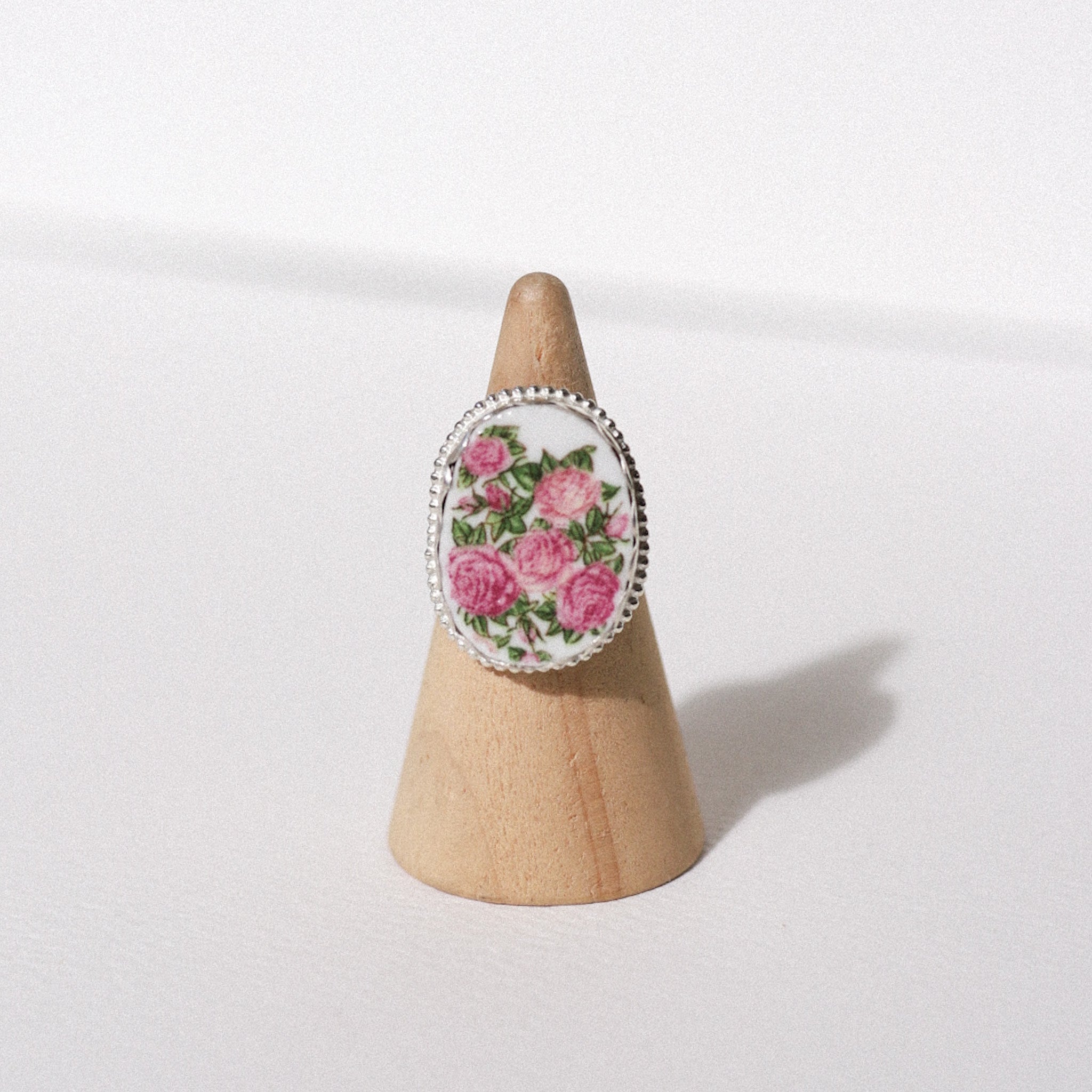 (6) Silver Vintage Plate Ring