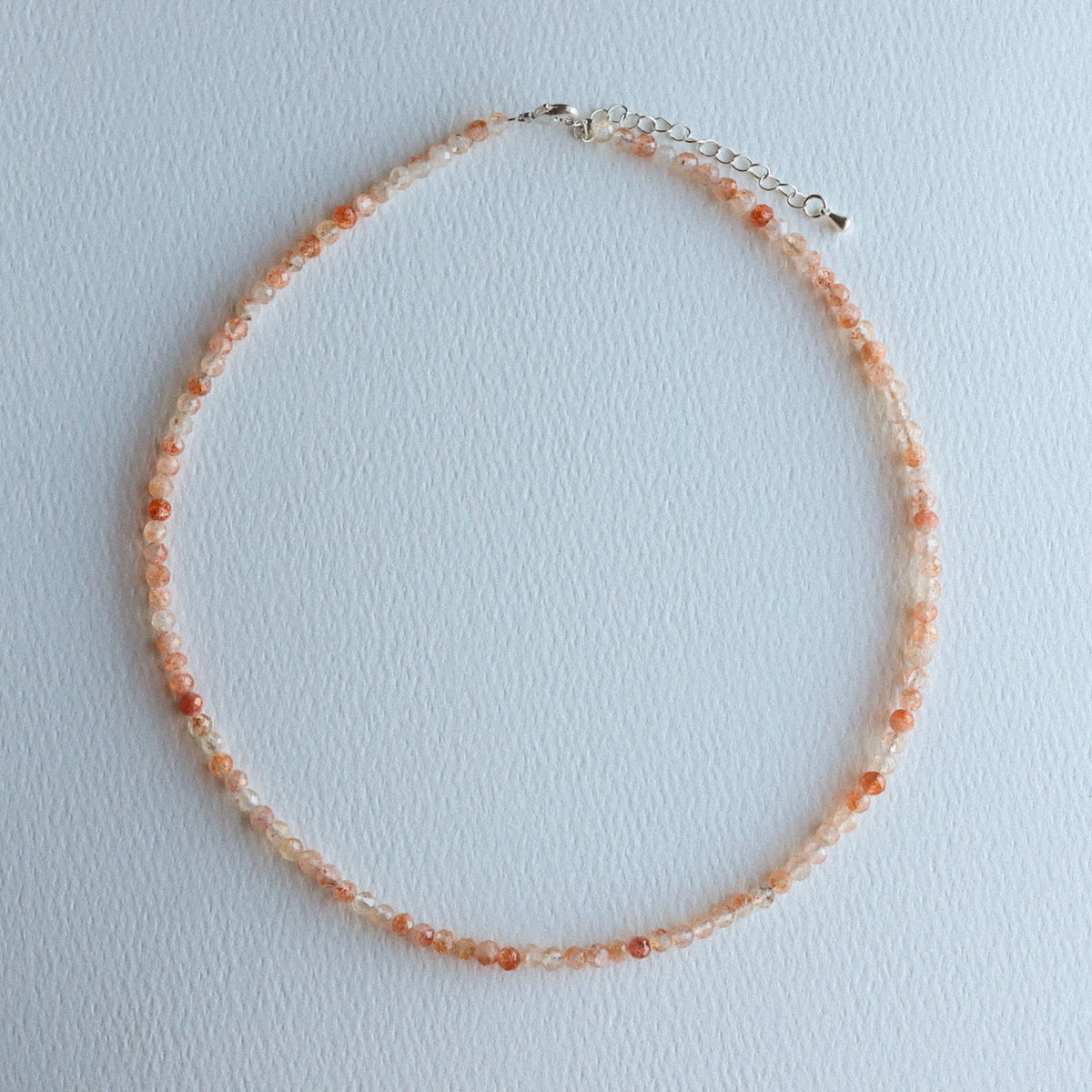 Sunstone Beaded Necklace