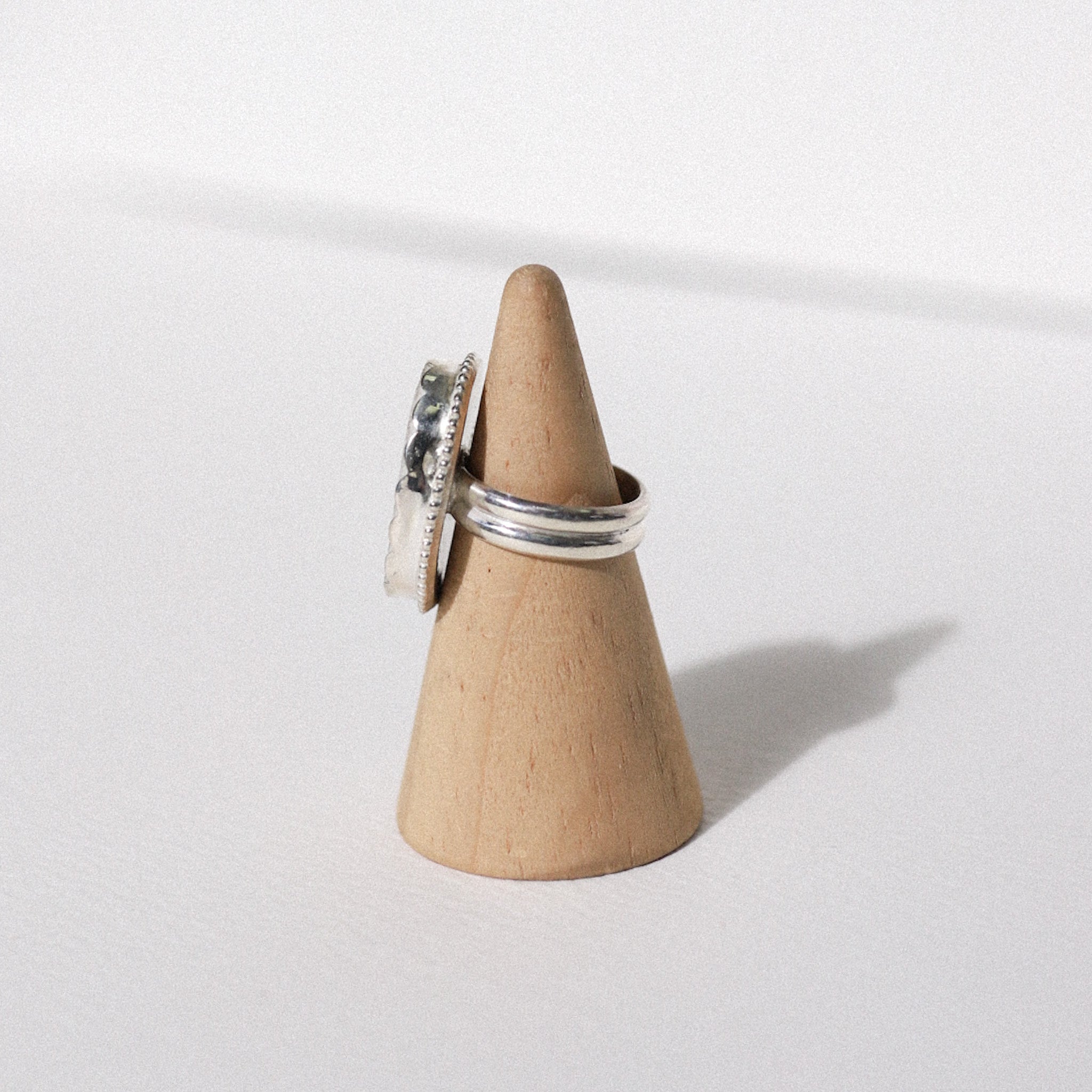 (6) Silver Vintage Plate Ring