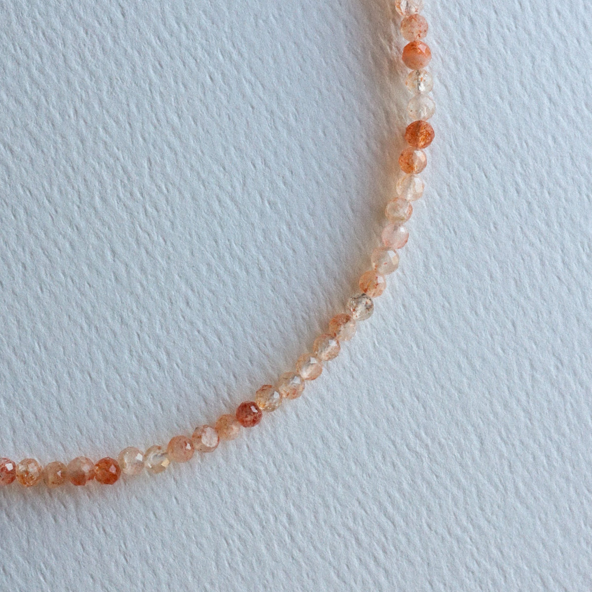 Sunstone Beaded Necklace