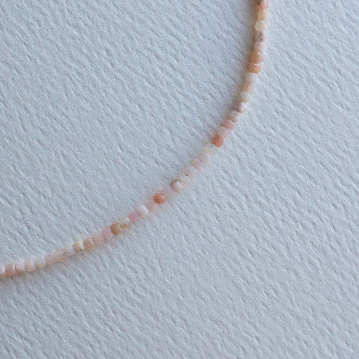 Pink Opal Beaded Necklace