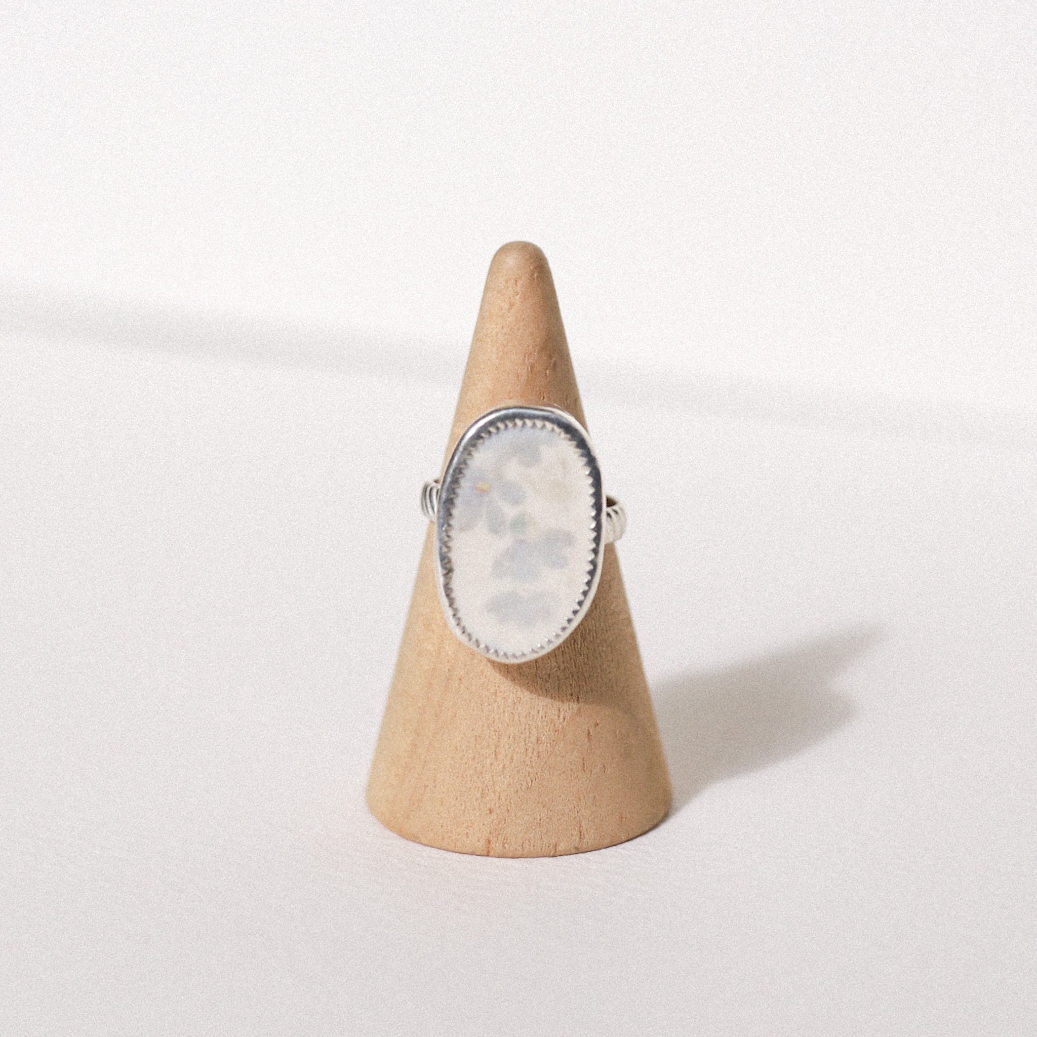 (7.25) Silver Vintage Plate Ring