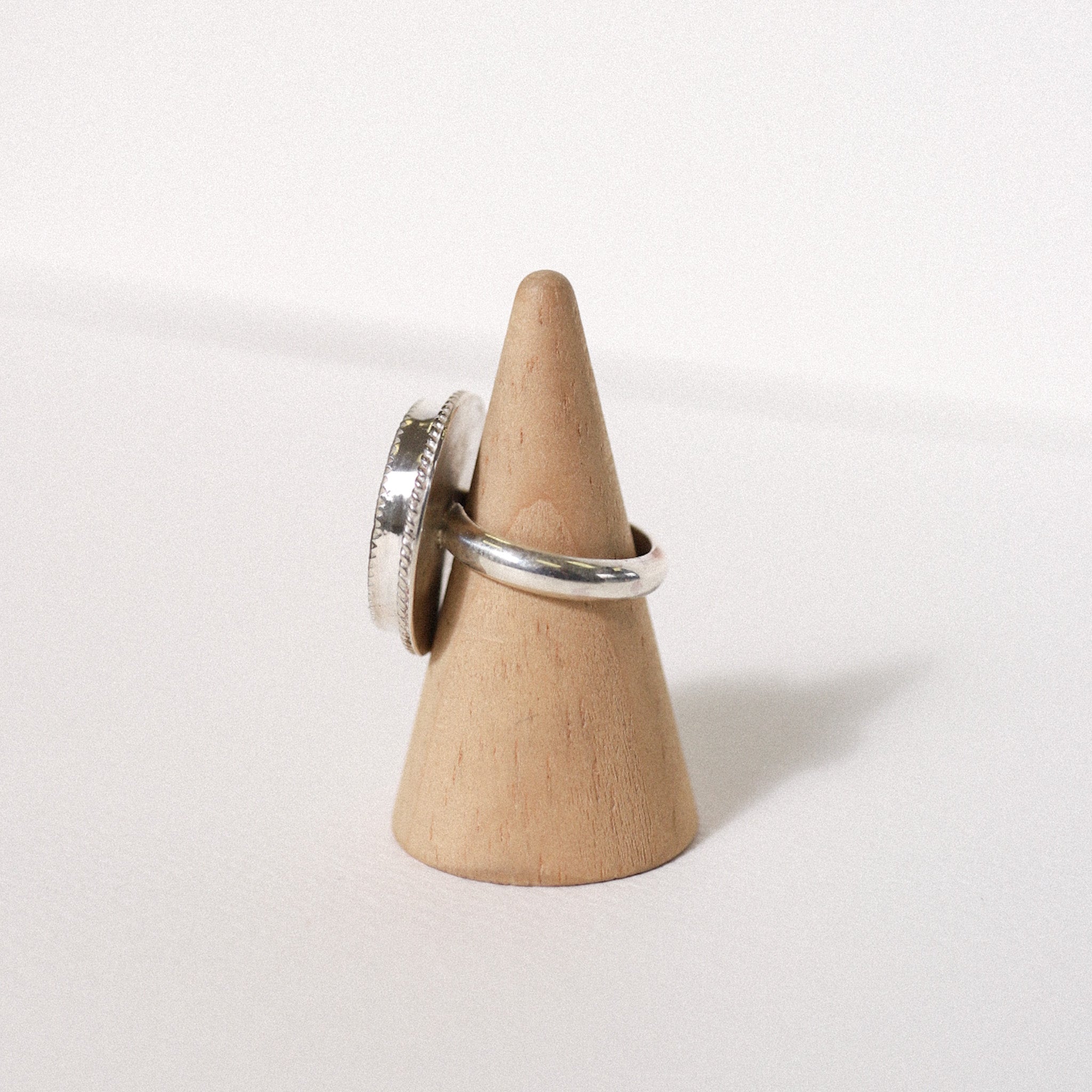 (8) Silver Vintage Plate Ring