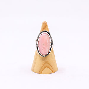 
            
                Load image into Gallery viewer, Silver Pink Opal Ring
            
        
