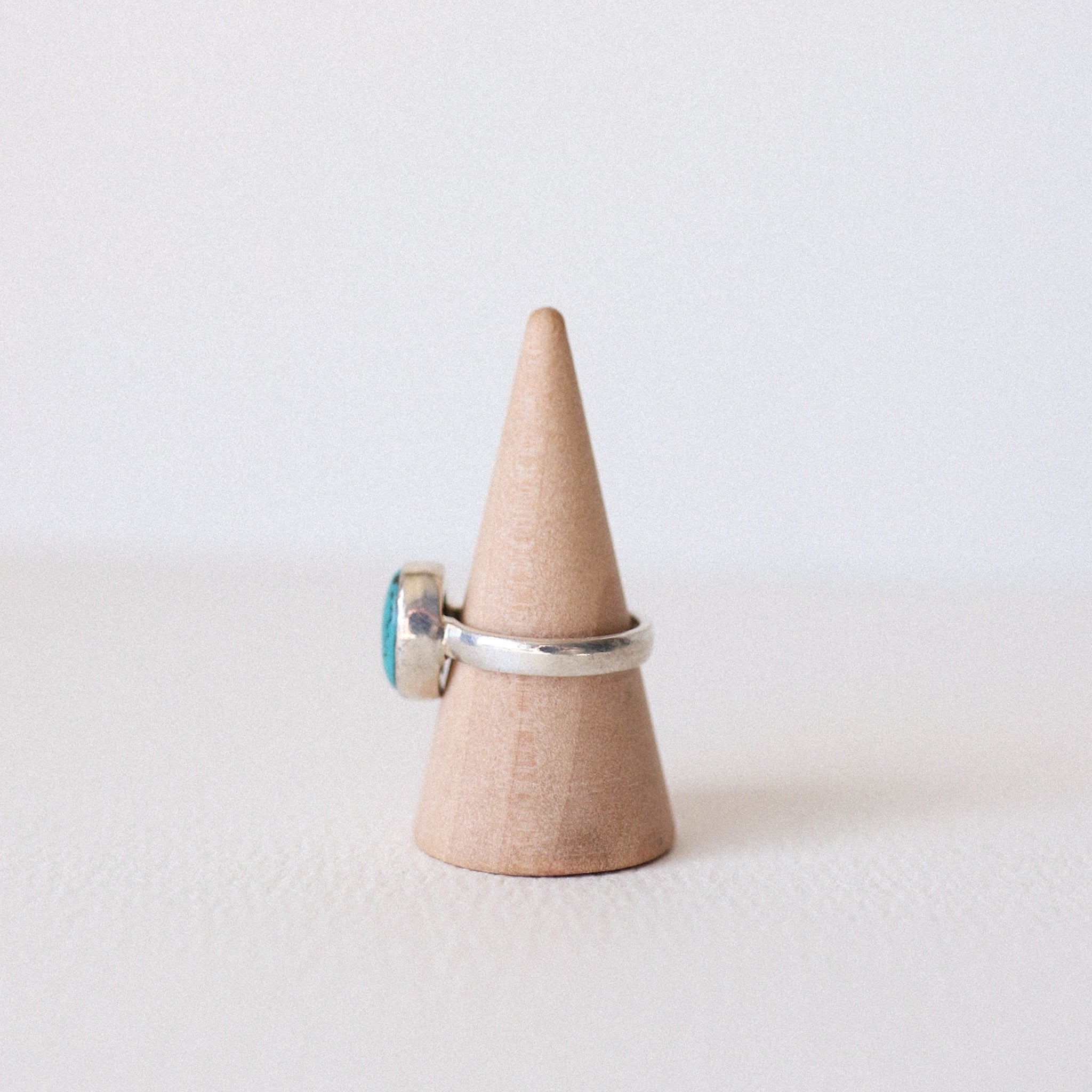 (6.5) Silver Turquoise Ring