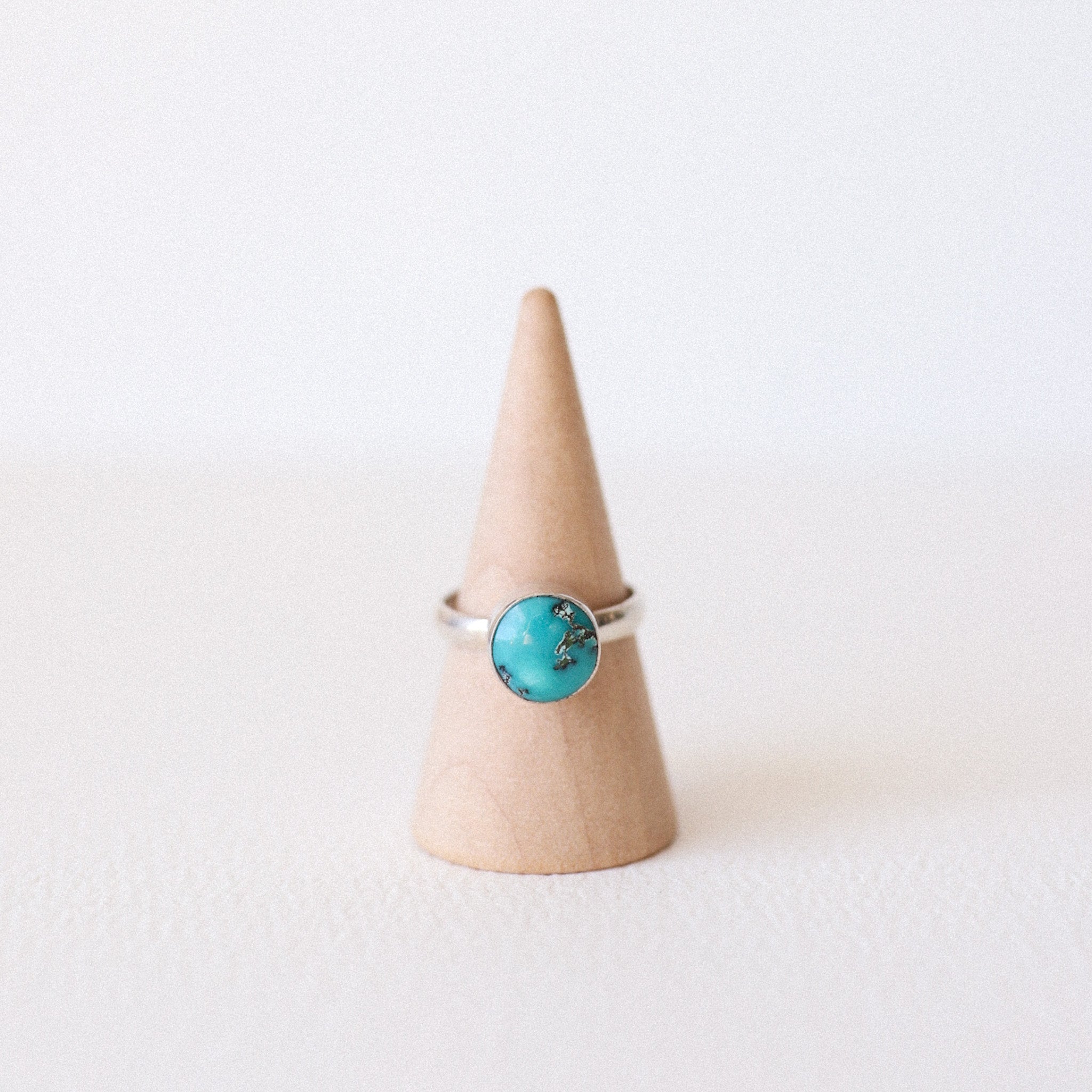 (6.5) Silver Turquoise Ring