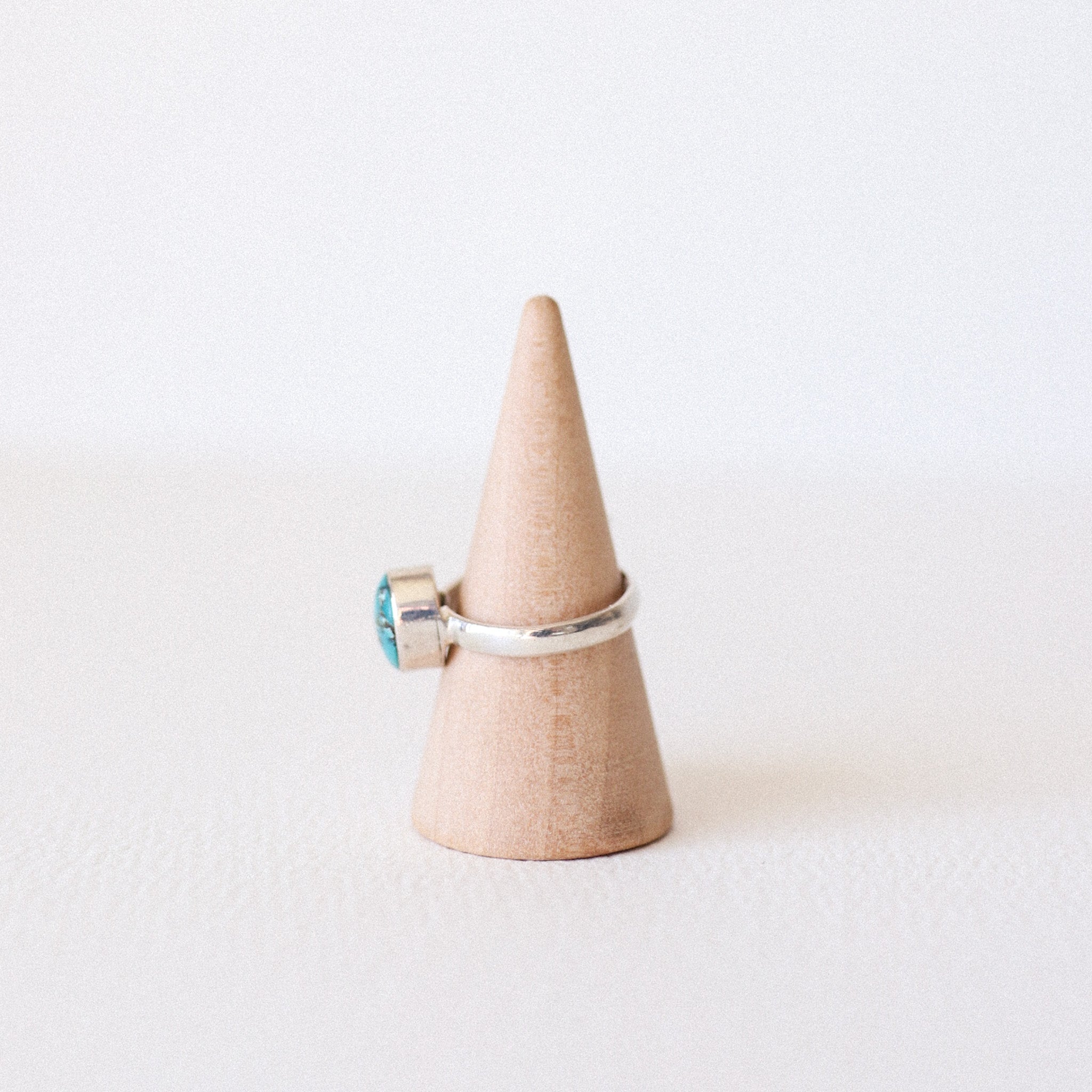 (6.5) Silver Turquoise Ring