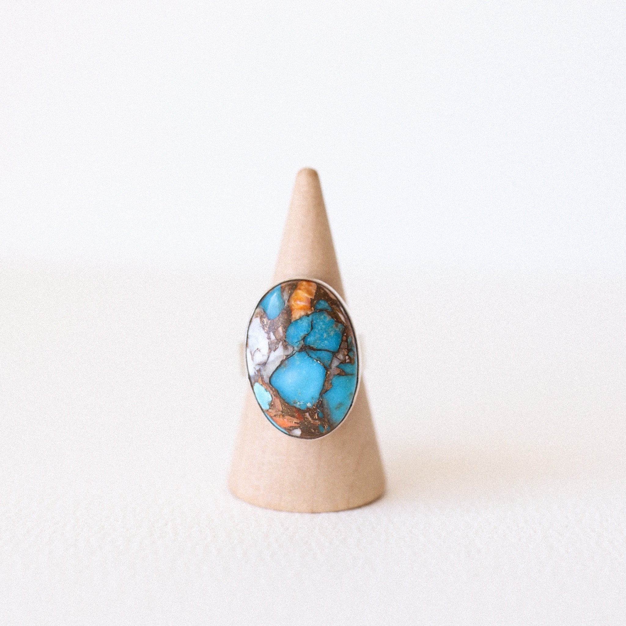 (6.5) Silver Mojave Turquoise Ring