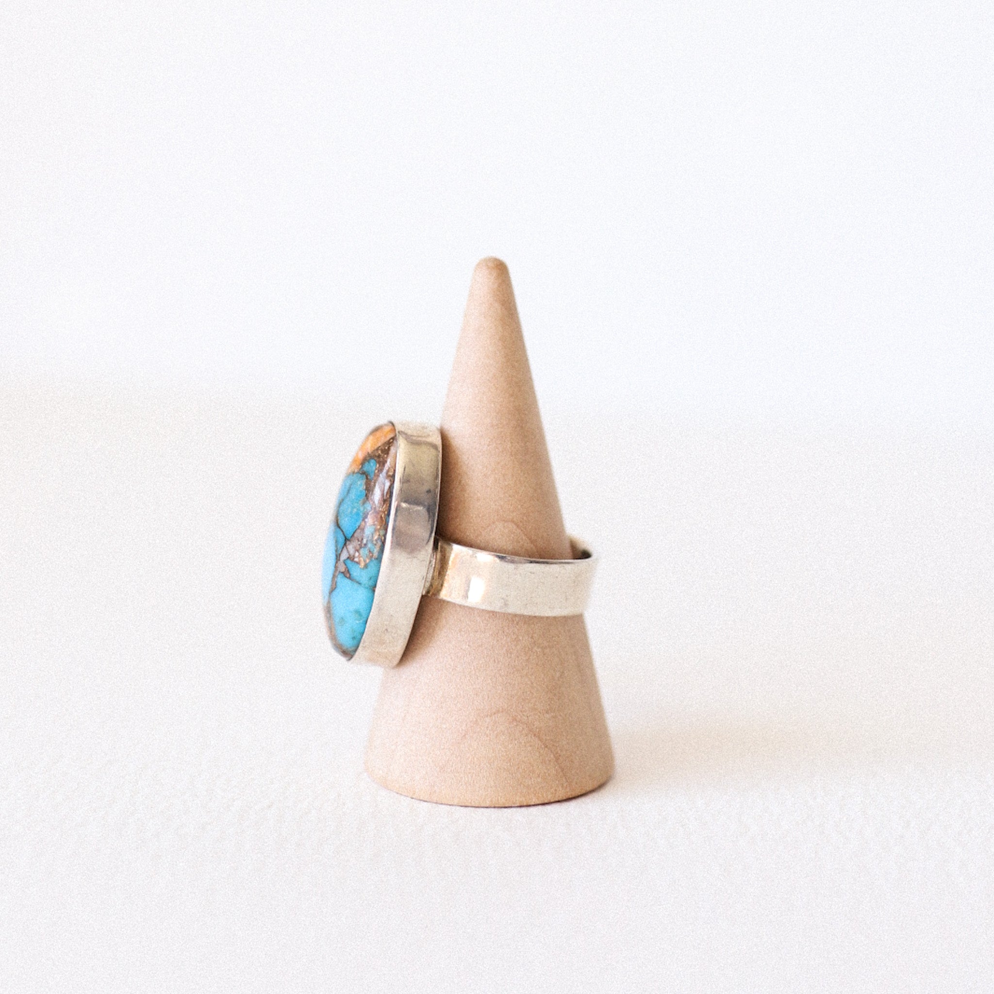 (6.5) Silver Mojave Turquoise Ring