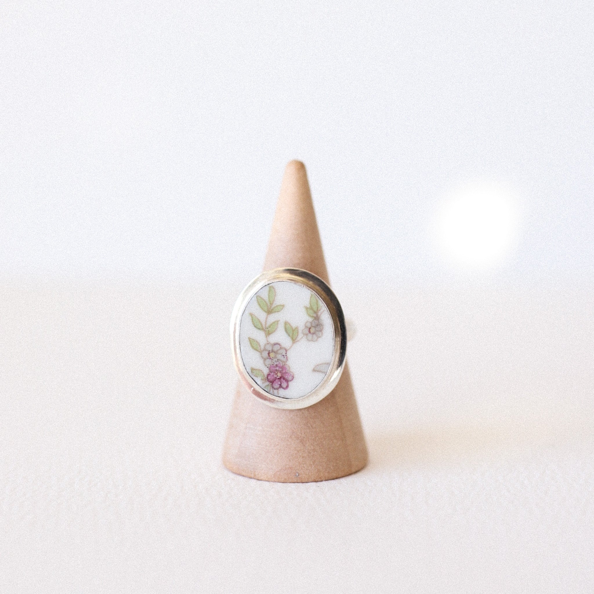 (5.75) Silver Vintage Plate Ring