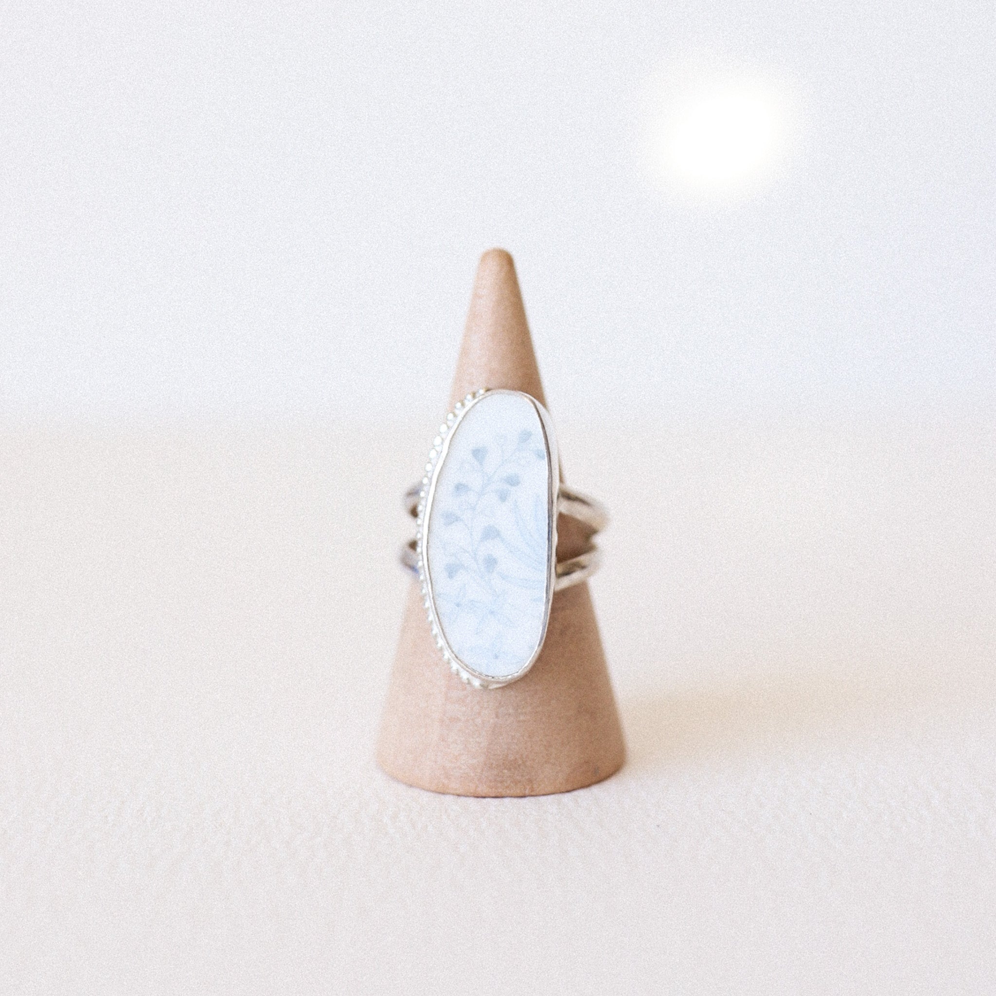 (6) Silver Vintage Plate Ring