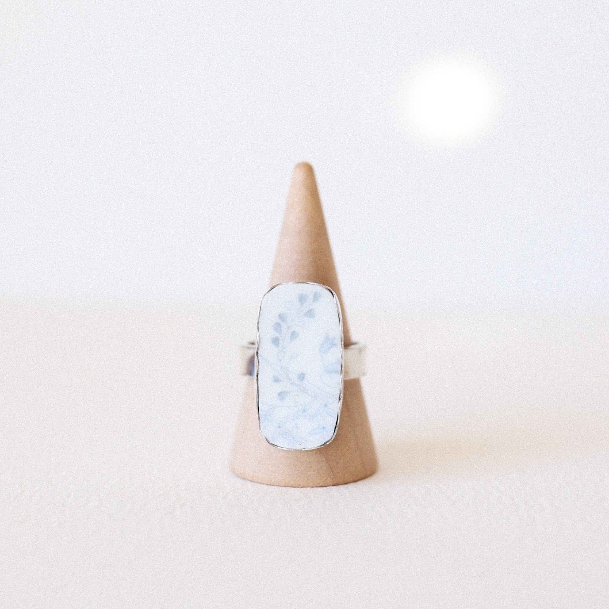 (8) Silver Vintage Plate Ring