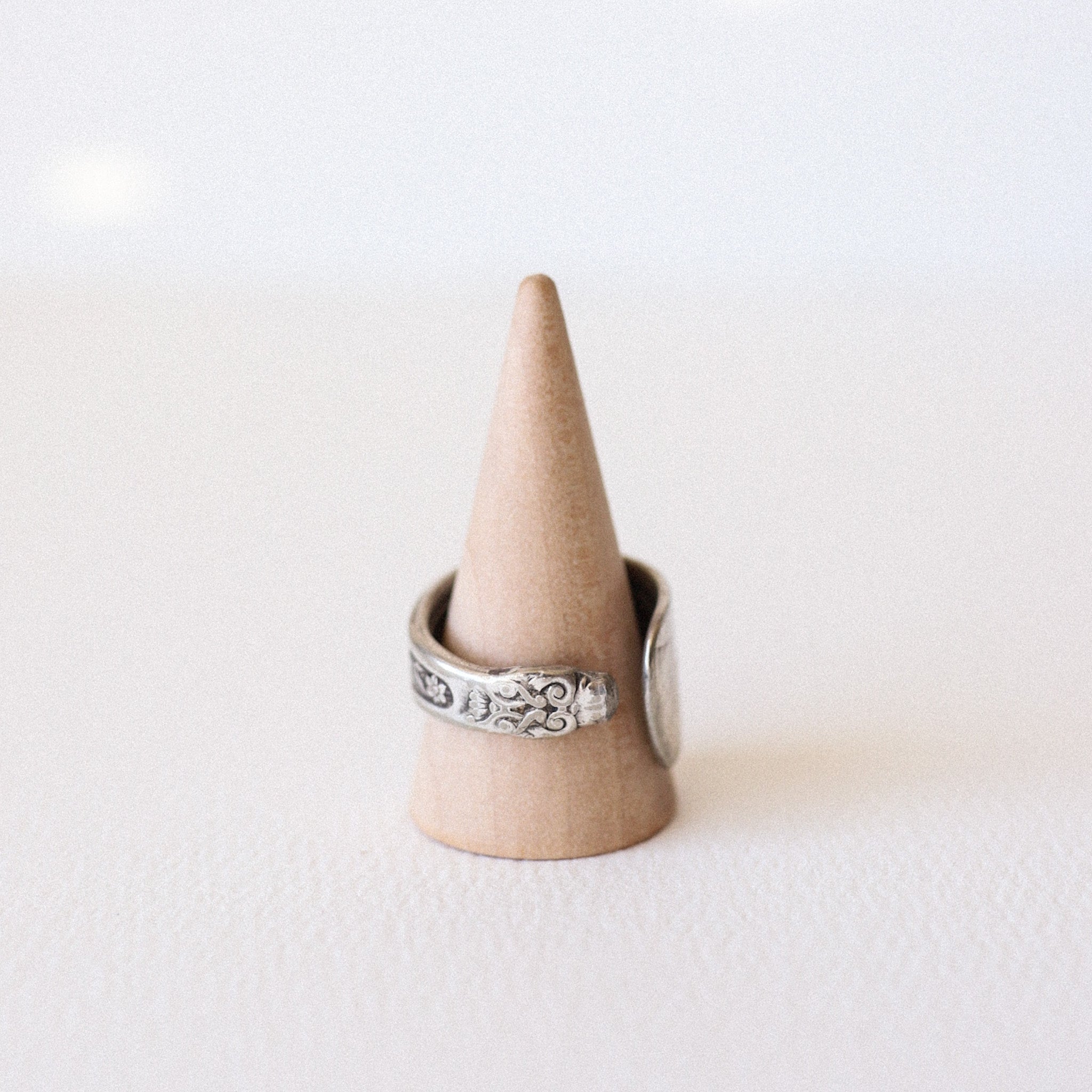 (8.5) Silver "Piper" Spoon Ring
