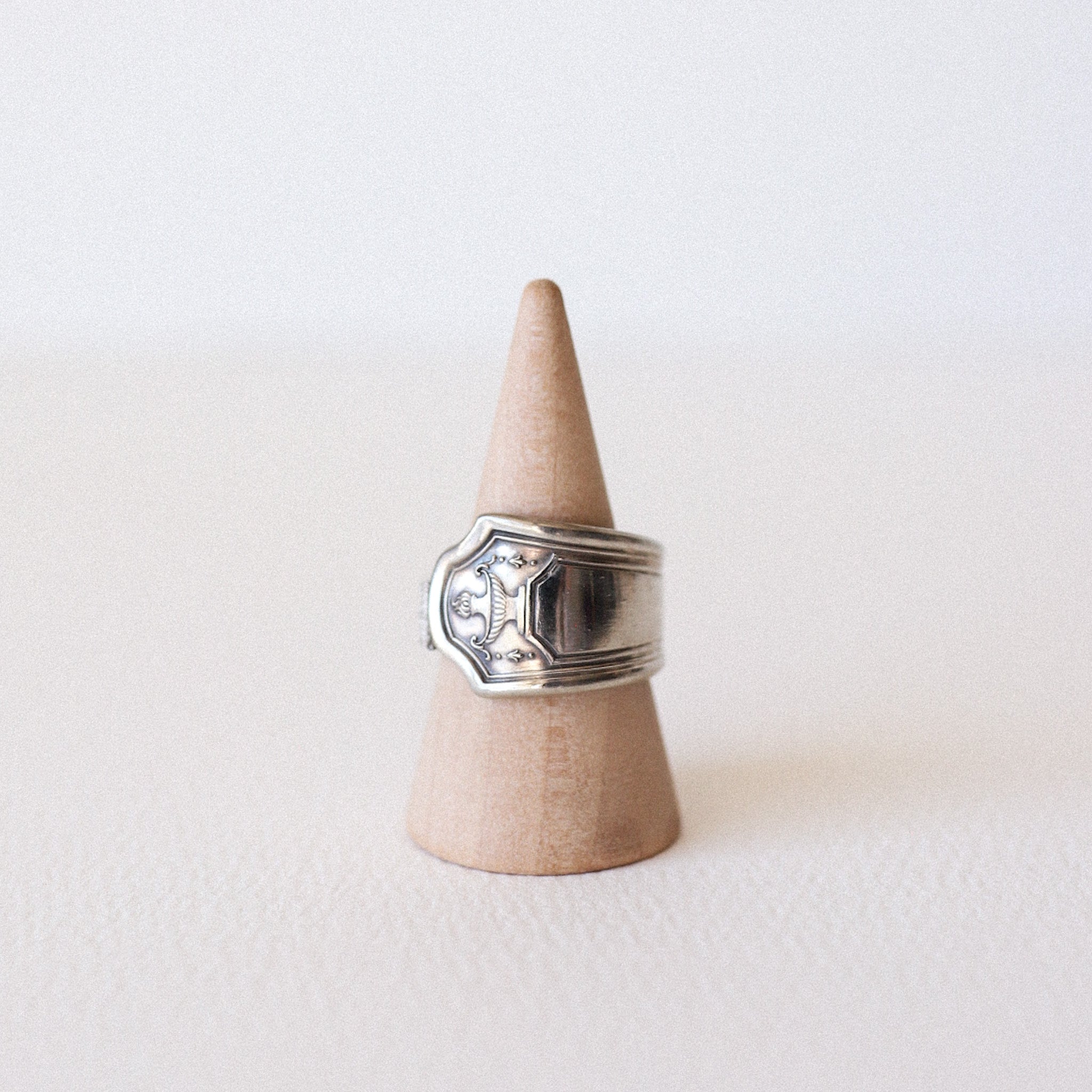 (7.75) Silver Spoon Ring