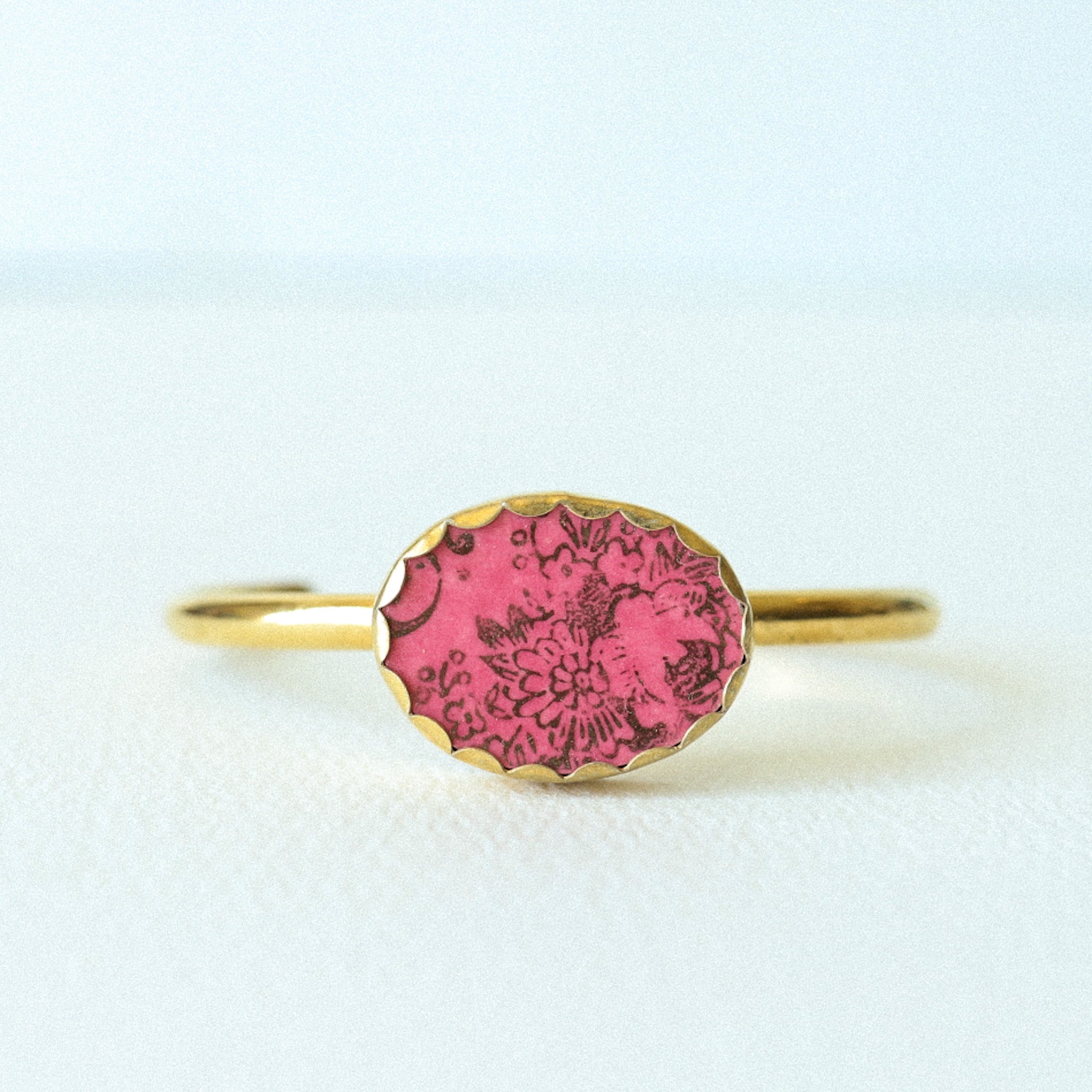 Gold Plated Vintage Plate Bracelet